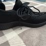 Crosshatch Womens Runout Trainers Black Mono Textile Image 2