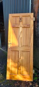 Heavy solid pine doors