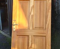 Heavy solid pine doors