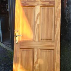 Heavy solid pine doors