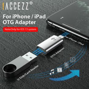 !ACCEZZ Apple OTG Lightning (Male) to USB Type-A (Female) Adapter/Convertor (Brand New/Warranty)