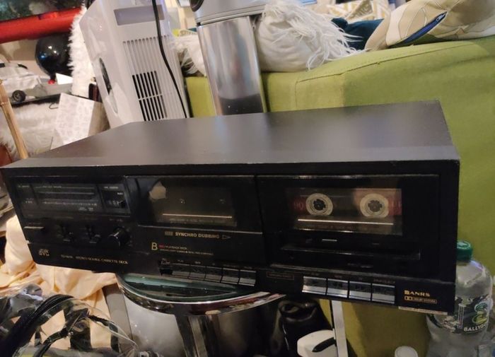 JVC  double cassette tape player
