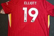 Liverpools Harvey Elliot signed Shirt