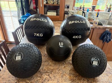 Wall Ball (apollo Branded!!) + Slam Ball Collection, Cheap!!