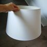 Cream lamp shade Image 4