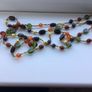 Vintage Glass Beaded Long Necklace Image 5