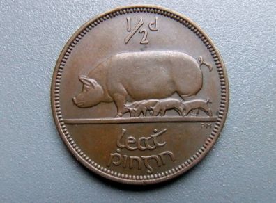 1953 Half Penny