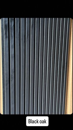 Acoustic slat wall panels