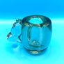 Vintage art glass candlesticks shaped like a hippopotamus Image 6