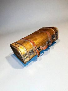 Decorative large wooden box