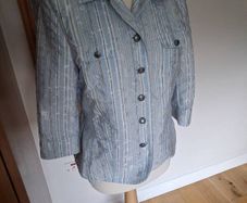 Beautiful Striped Blue Gelco Summer Jacket 12