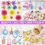 Epoxy Resin Kits for Beginners, 400ml Crystal Clear Resin, Resin Accessories with Resin Moulds, Dried Flowers, Resin Pigment, Glitter, Gold Leaf, Epoxy Resin Starter Kit for Jewelry Making (FREE POSTAGE) Image 3