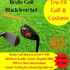 Brute Golf Black Iron Set 4-SW