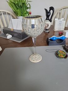 Goblet mirror mosaic