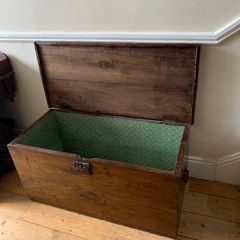 Antique wooden chest