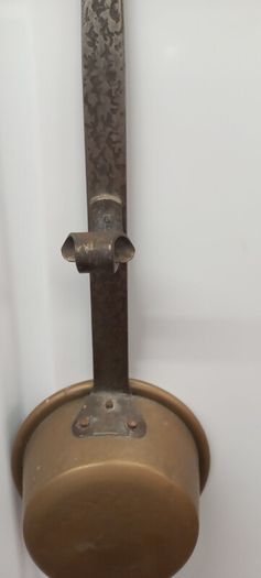 Antique Steel and Brass French ladle large size