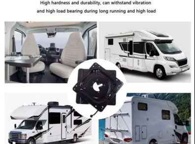 Universal Car Van Motorhome Swivel Seat Base Turntable Rotatable Adaptor Truck 360