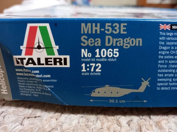 Italeri 1/72 MH-53E Sea Dragon Helicopter US Navy JMSDF Airfix Revell Trumpeter Zvezda