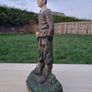 Vintage Large Cast Iron Golfer Door Stop Image 4