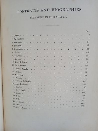 The Gallery of Portraits: With Memoirs Published by Charles Knight, Pall-Mall East, London (Volumes. 1,2 & 3 Set) (GT619)