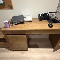 Office Desk with Side Storage & Executive Chair