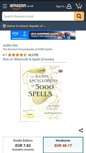 The Element Encyclopedia of 5000 spells.