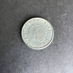 Rare/Genuine WW2 German Coin, 5 Pfennig 1942