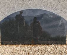 Polished Granite Hearth