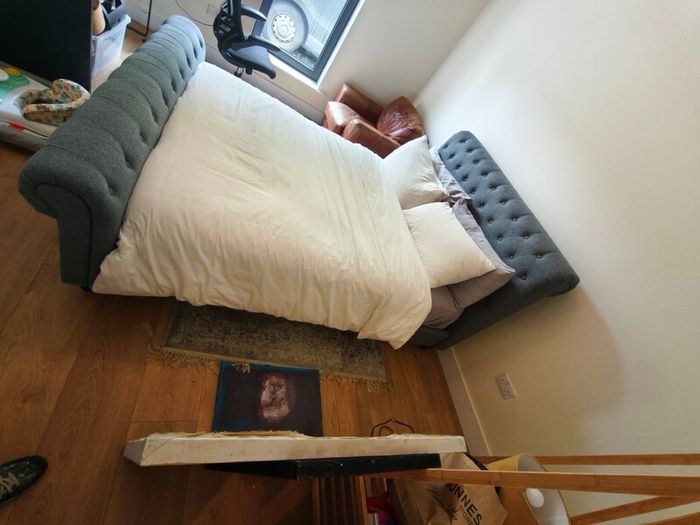 Ez living Sleigh Bed