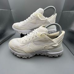 Nike React Revision Womens Gym Run Trainers - Triple White - VGC [DQ5188 100]