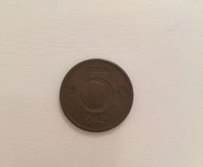 1973 Swedish 5 ore