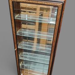 Mirror backed display case