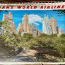Partial TWA Trans World Airlines Calendar 1950s 60s Image 2