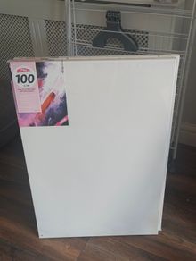 Quality Stretched Cotton Art Canvas x 2