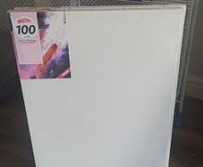 Quality Stretched Cotton Art Canvas x 2