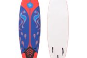 Surfboard Blue and Red 170 cm