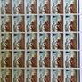 Sheets of Vintage UK Postage Stamps Image 3