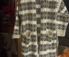 ladies full length cardigan