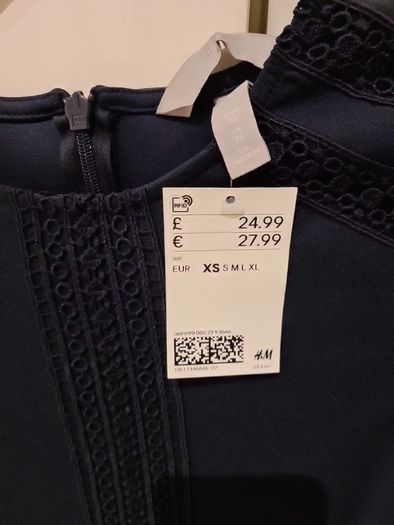 Navy XS H&M dress BNWT