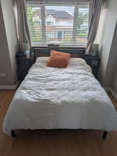Double Bed, Lockers and Chest of Drawers