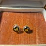 Vintage Small Butterfly Earrings Image 3