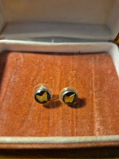 Vintage Small Butterfly Earrings