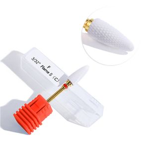 Ceramic Nail Drill Bits For Electric Nail Drill Flame Head - FINE GRIT