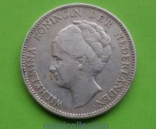 Netherlands 1940 year Silver Gulden.
