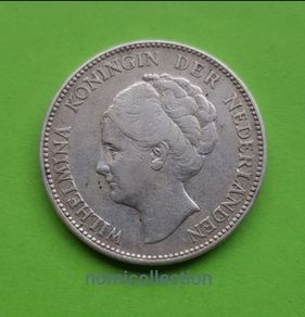 Netherlands 1940 year Silver Gulden.