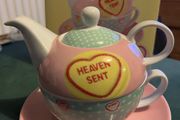 Brand New Love Hearts Teapot