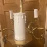 Vintage brass 5 light free postage Image 5