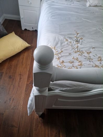 King size bed frame and mattress