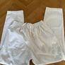 Uniglo cream corduroy trousers Image 3