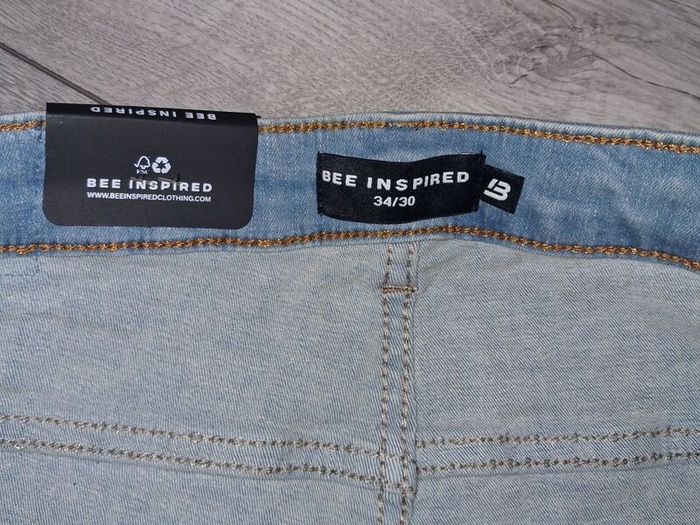 Brand New Bee Inspired Luca Signature Skinny Jeans - Size - 34/30 - 60.00 - Sterling - 78.00 - Euro